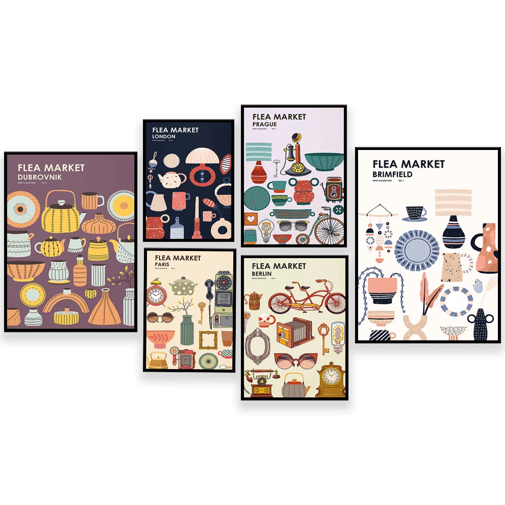 Vintage And Collectible Fair - Flea Market Print Collection - ลอนดอน,