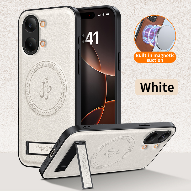 Camera Leather Case - เคสโทรศัพท์หนังหรูหราสำหรับเสี่ยวมี่ POCO X8 โปรแม็กซ์ X8 โปรฝาครอบแม่เหล็กสำหรับแม็กเซฟกันกระแทกเต็มกล้อง