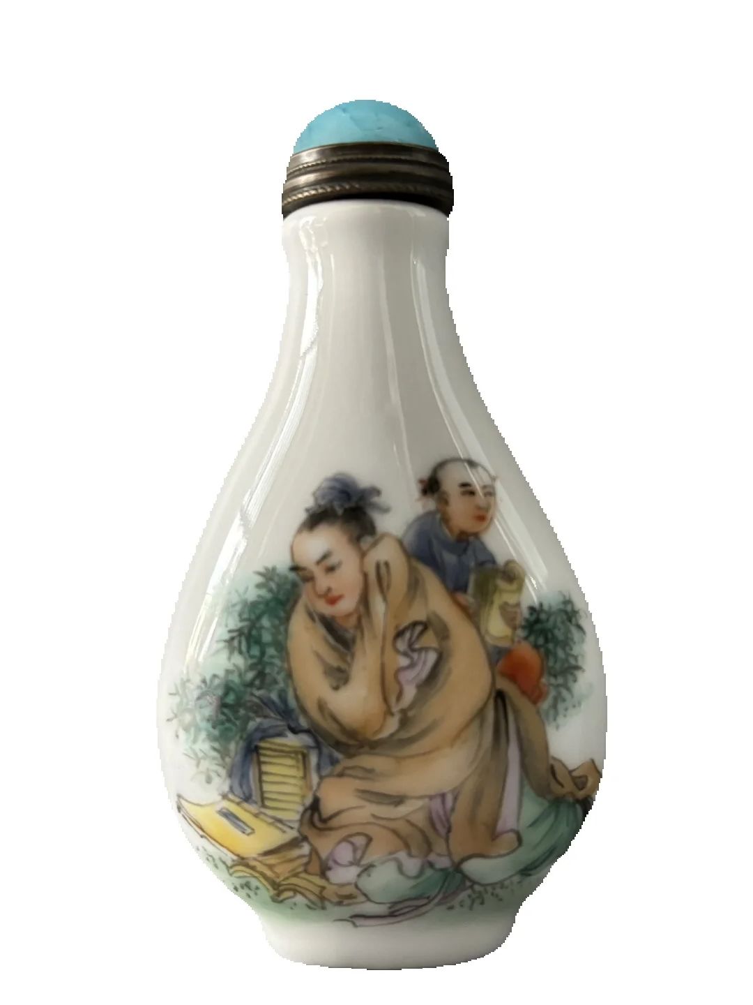 Vintage Collectible Bottles - ขวดสูบยาสูบลายจีนโบราณ งานศิลปะพอร์ซเลนลายภาพนิทาน สวยงามประณีต