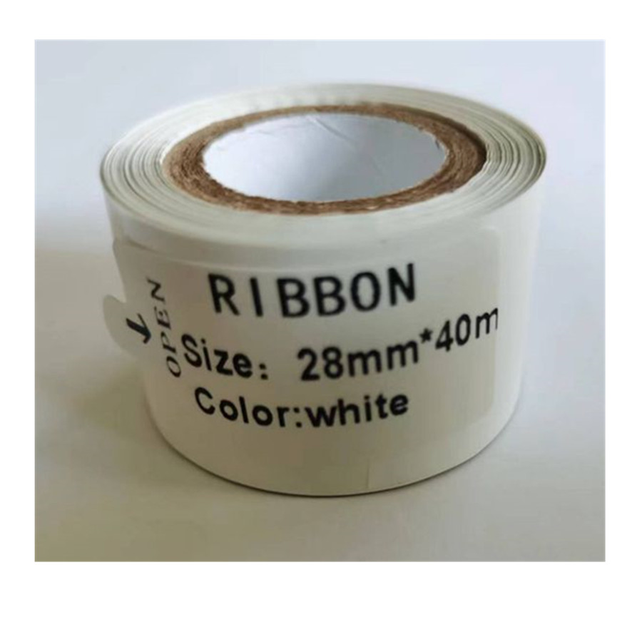 Typewriter Ribbon Roll - ริบบิ้นพิเศษสำหรับเครื่องปั๊มร้อน 10 ม้วน 28 มม.*120 ม.