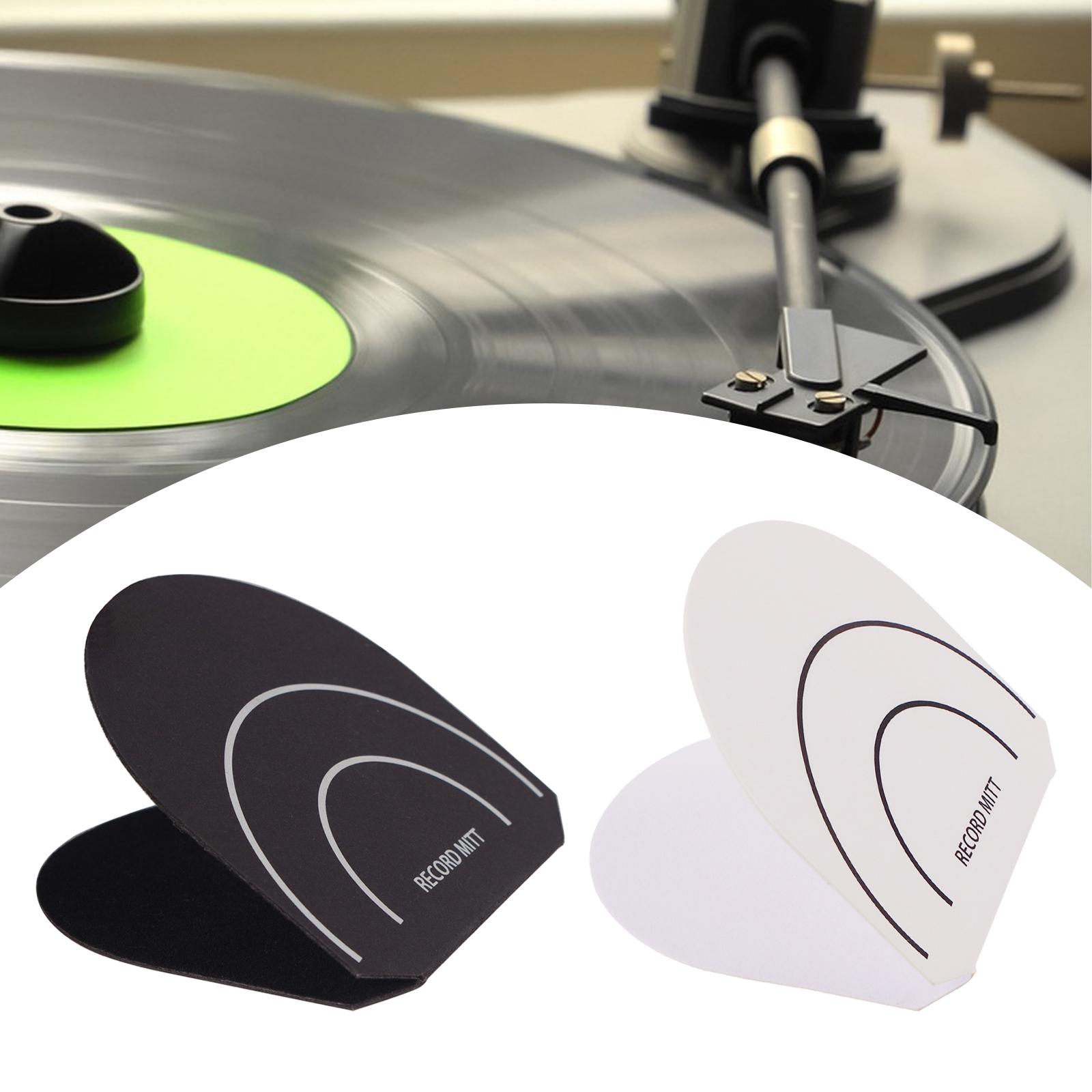 Vinyl Record Cleaner - บันทึกไวนิลถุงมือแผ่นเสียงฝุ่นและลายนิ้วมือRemover Protector Slip MatสําหรับLP Collector Home