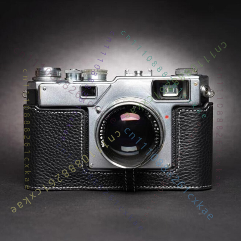 Camera Leather Case - กระเป๋าหนังแท้สไตล์เรโทรสำหรับกล้องฟิล์ม Nikon S3 SP S2