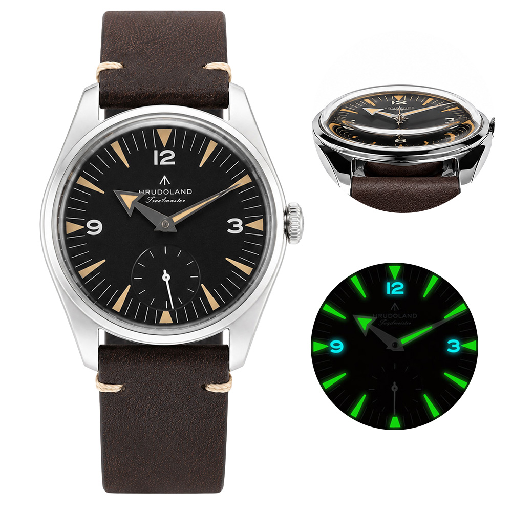 Vintage Watch Collecting - HRUODLAND นาฬิกาผู้ชายสไตล์ Vintage Field Watch เข็ม