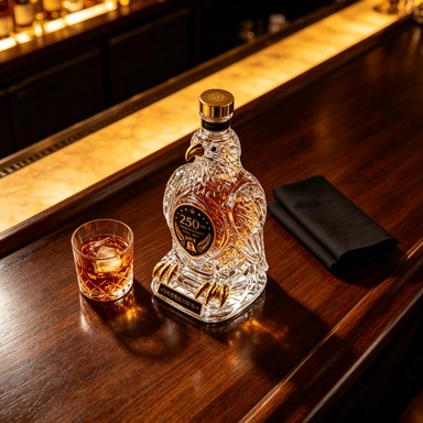 ขวดเหล้าคริสตัลรูปนกอินทรีสไตล - Vintage Collectible Bottles บทวิจารณ์และราคา