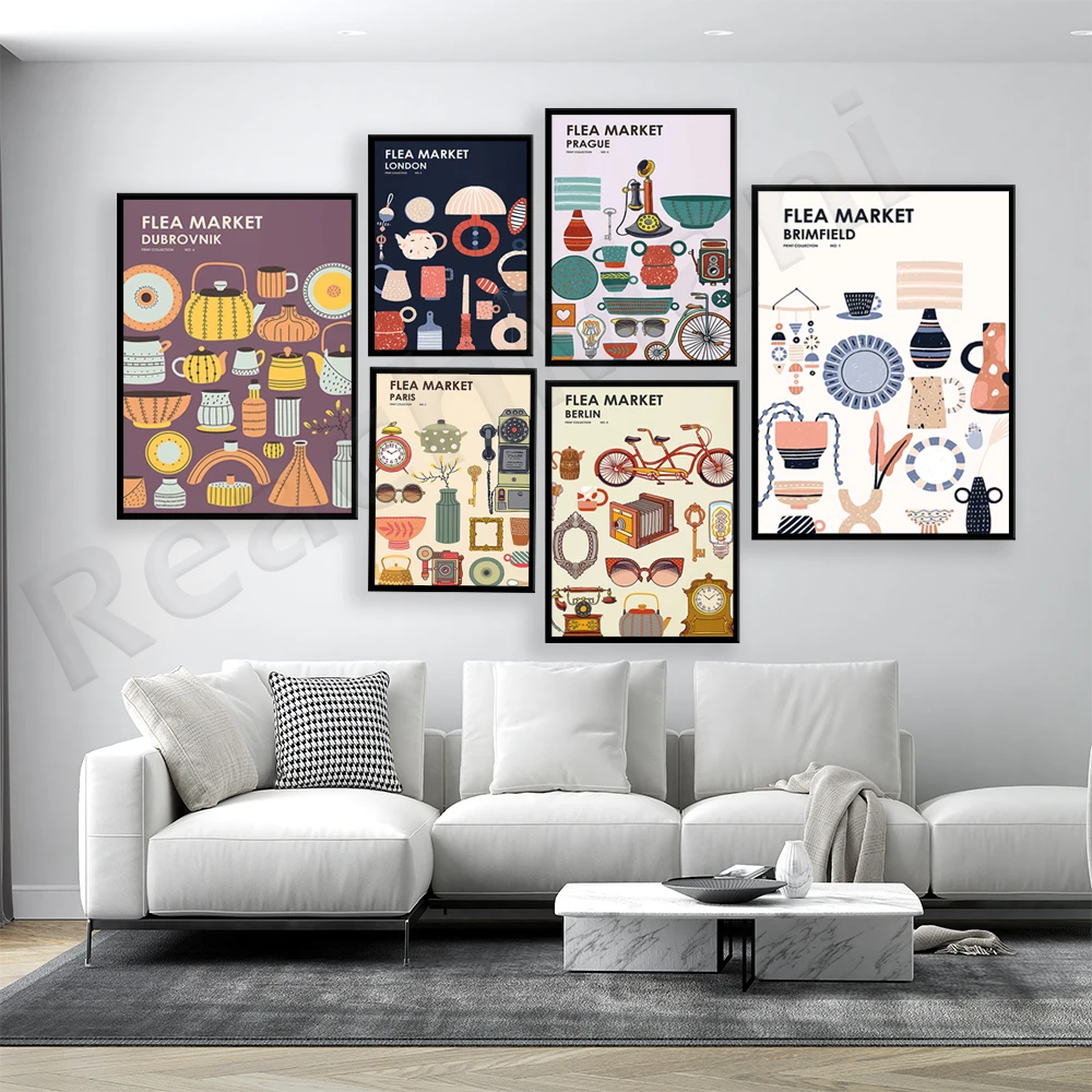 Flea Market Print Collection - - Vintage And Collectible Fair บทวิจารณ์และราคา