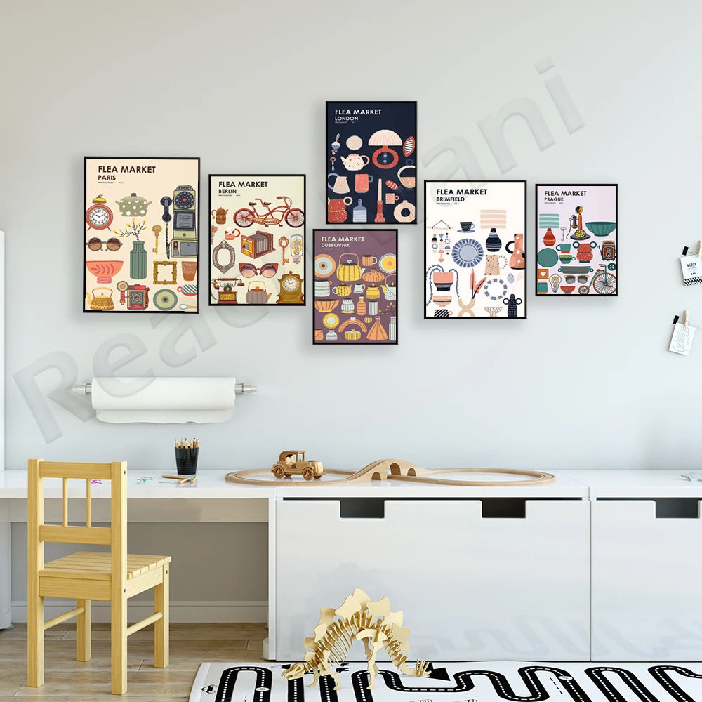 Flea Market Print Collection - - Vintage And Collectible Fair บทวิจารณ์และราคา