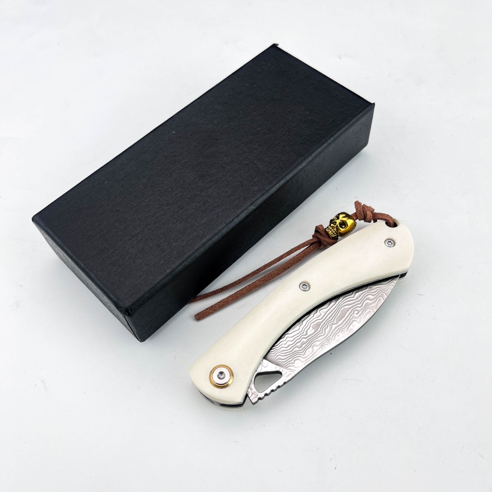 มีดพับเหล็กดามัสกัสโบราณขนาดเล - Vintage Collectible Knives บทวิจารณ์และราคา