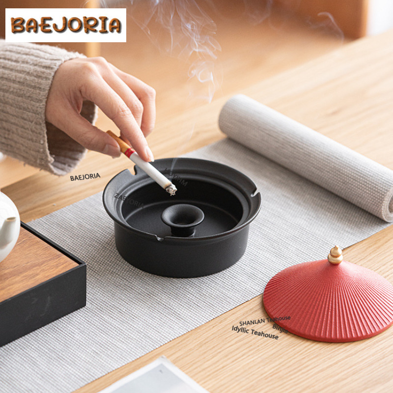 ที่เขี่ยบุหรี่เซรามิกแบบปิดลาย - Vintage Collectible Ashtrays บทวิจารณ์และราคา