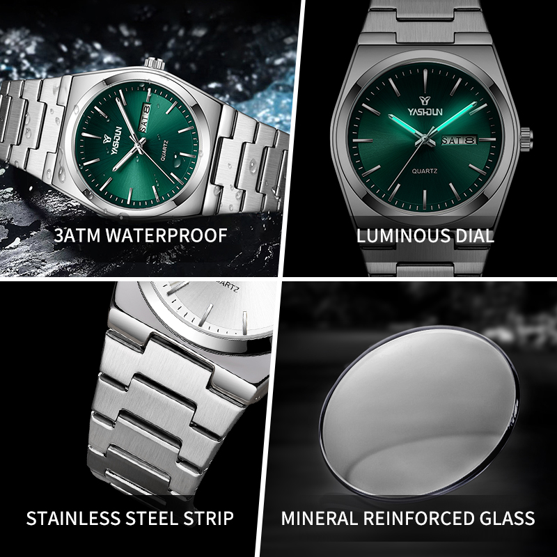 นาฬิกาควอตซ์สแตนเลสสตีลหรูหราแ - Vintage Watch Collecting บทวิจารณ์และราคา