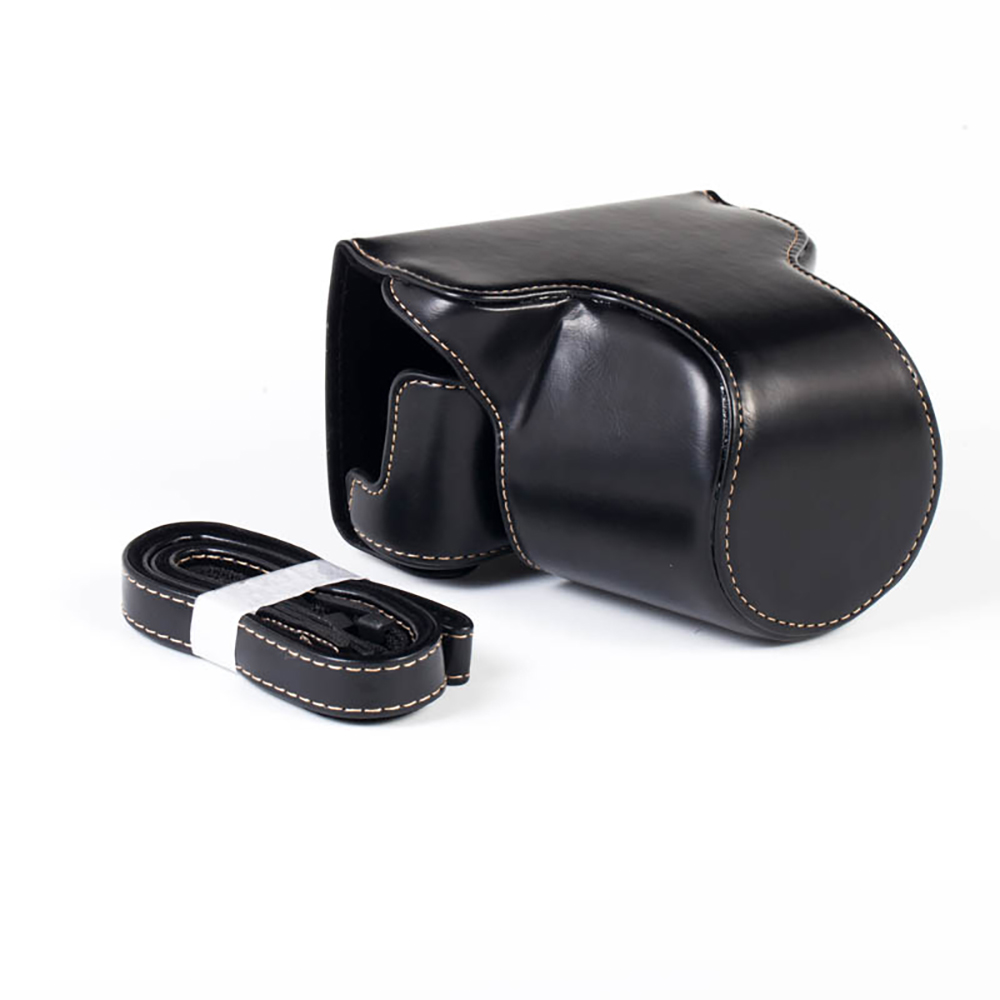 กระเป๋ากล้องหนัง PU พร้อมซองใส - Camera Leather Case บทวิจารณ์และราคา