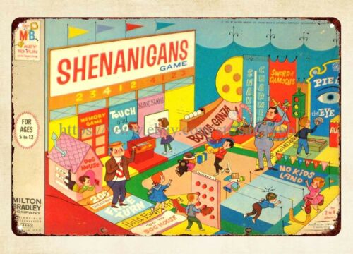ป้ายโลหะ Shenanigans Board Gam - Vintage Collectibles Store บทวิจารณ์และราคา