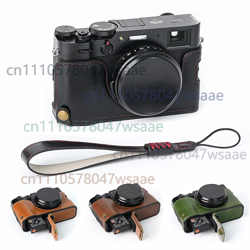 1 ชิ้น ซองหนังครึ่งใบสำหรับ FU - Camera Leather Case บทวิจารณ์และราคา