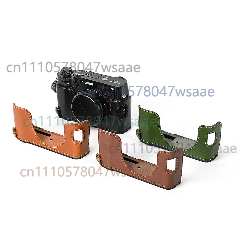 1 ชิ้น ซองหนังครึ่งใบสำหรับ FU - Camera Leather Case บทวิจารณ์และราคา