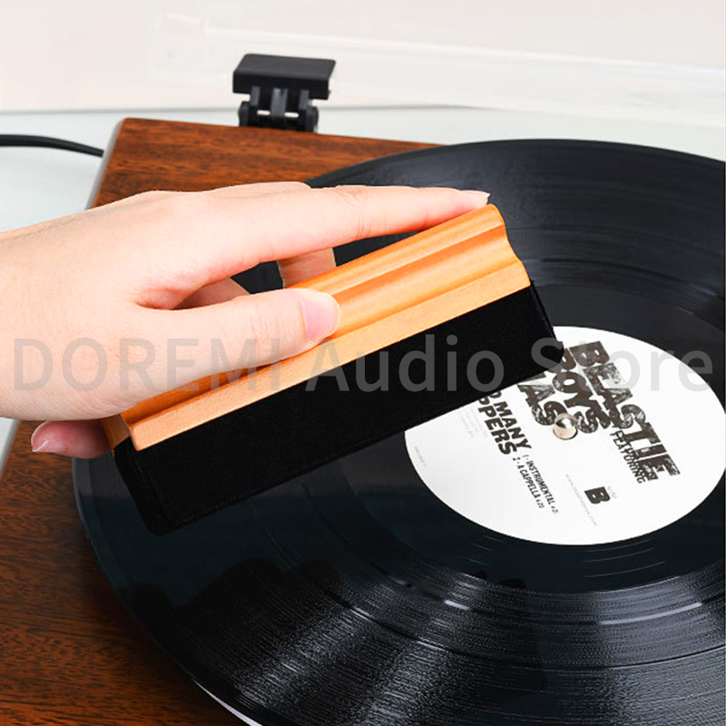 Anti-Static บันทึกไวนิลแปรงทํา - Vinyl Record Cleaner บทวิจารณ์และราคา