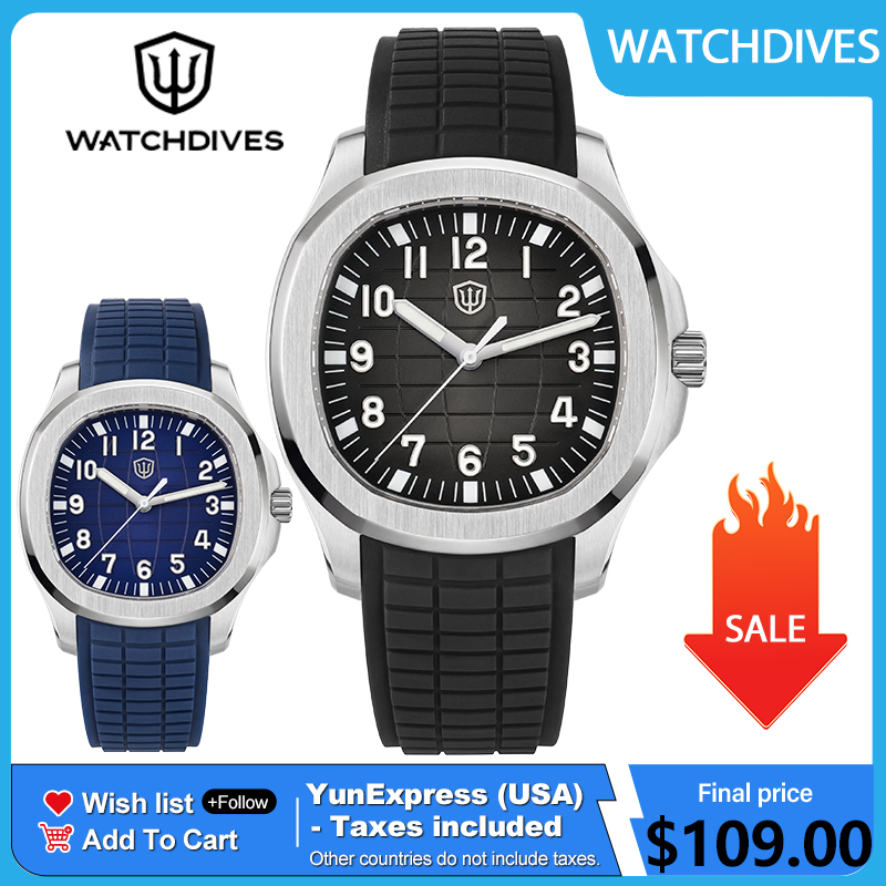 Watchdives WD008 38 มมนาฬิกาดำ - Vintage Watch Collecting บทวิจารณ์และราคา