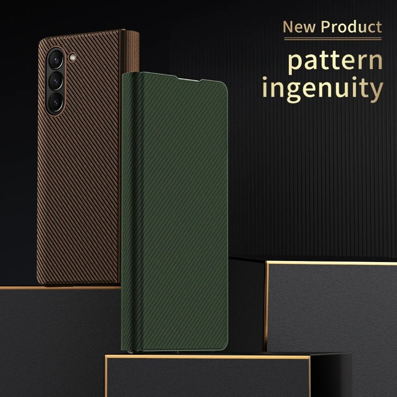 Simple Stripeแม่เหล็กหนังสําหร - Camera Leather Case บทวิจารณ์และราคา