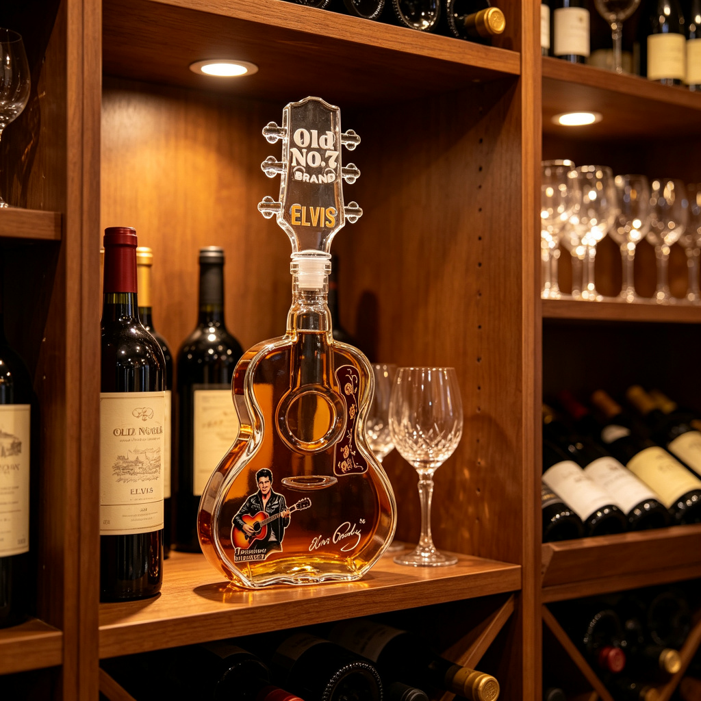 ขวดเหล้ารูปกีตาร์เอลวิส วินเทจ - Vintage Collectible Bottles บทวิจารณ์และราคา