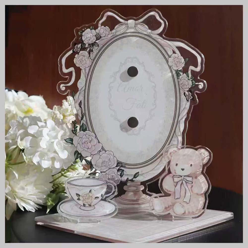 กรอบอะคริลิคแม่เหล็กทรงวงรีลาย - Collectible Vintage Photos บทวิจารณ์และราคา