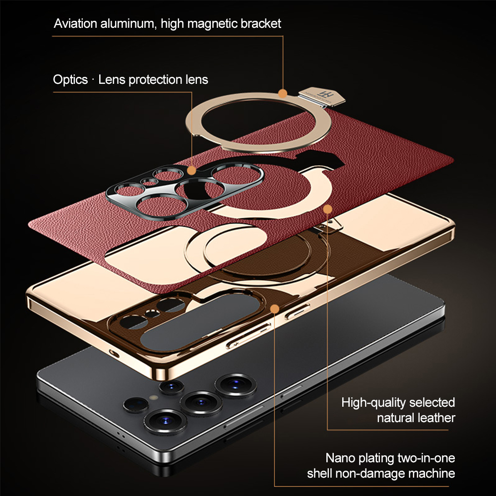 เคสโทรศัพท์แบบแม่เหล็ก Magsafe - Camera Leather Case บทวิจารณ์และราคา