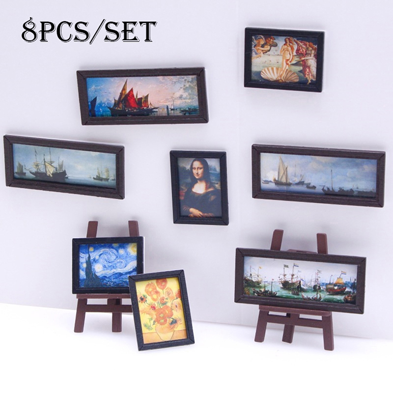 8 ชิ้น/เซ็ต 1:12 Dollhouse Min - Vintage Toy Collector บทวิจารณ์และราคา