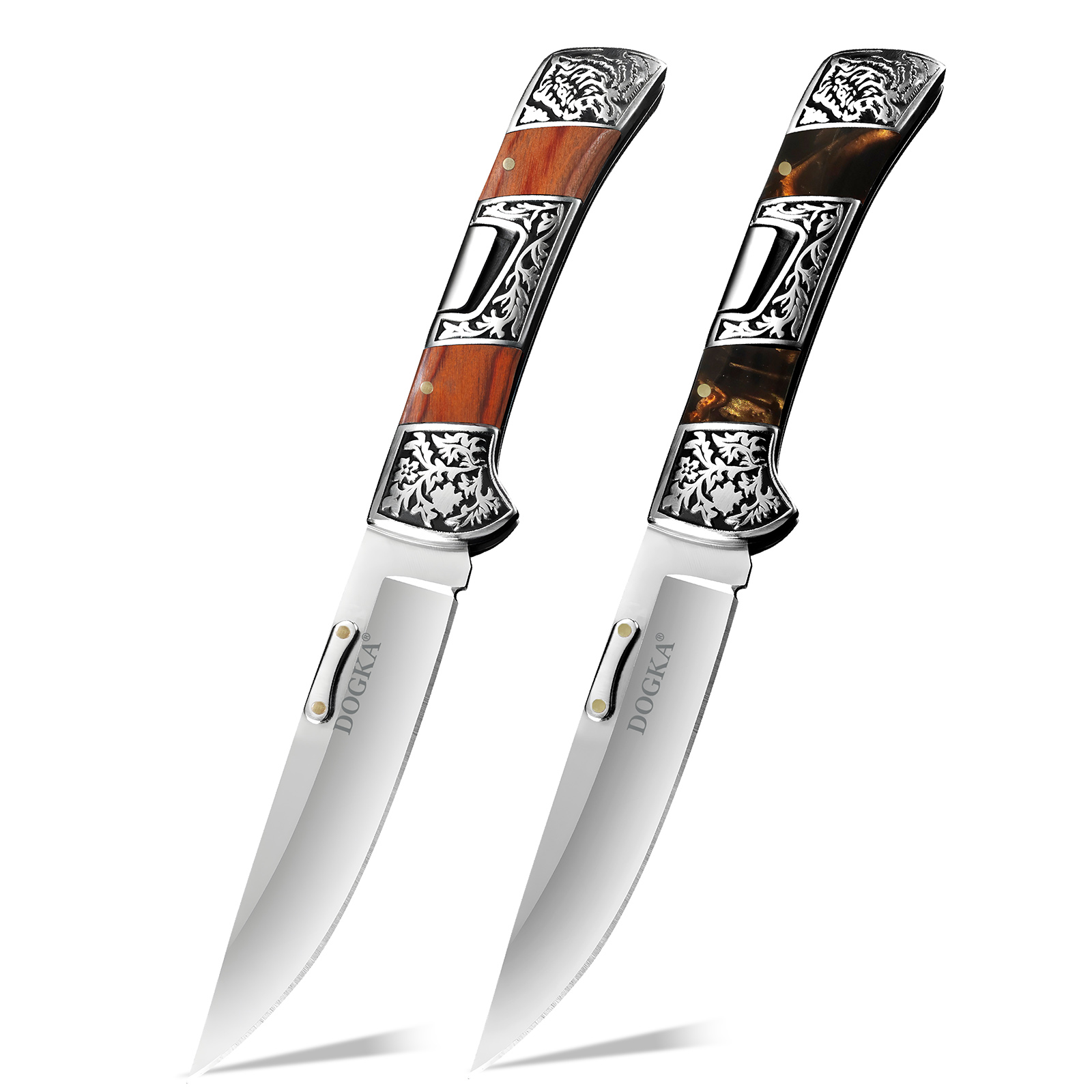 มีดพับลายสลักวินเทจ ด้ามโลหะแก - Vintage Collectible Pocket Knives บทวิจารณ์และราคา